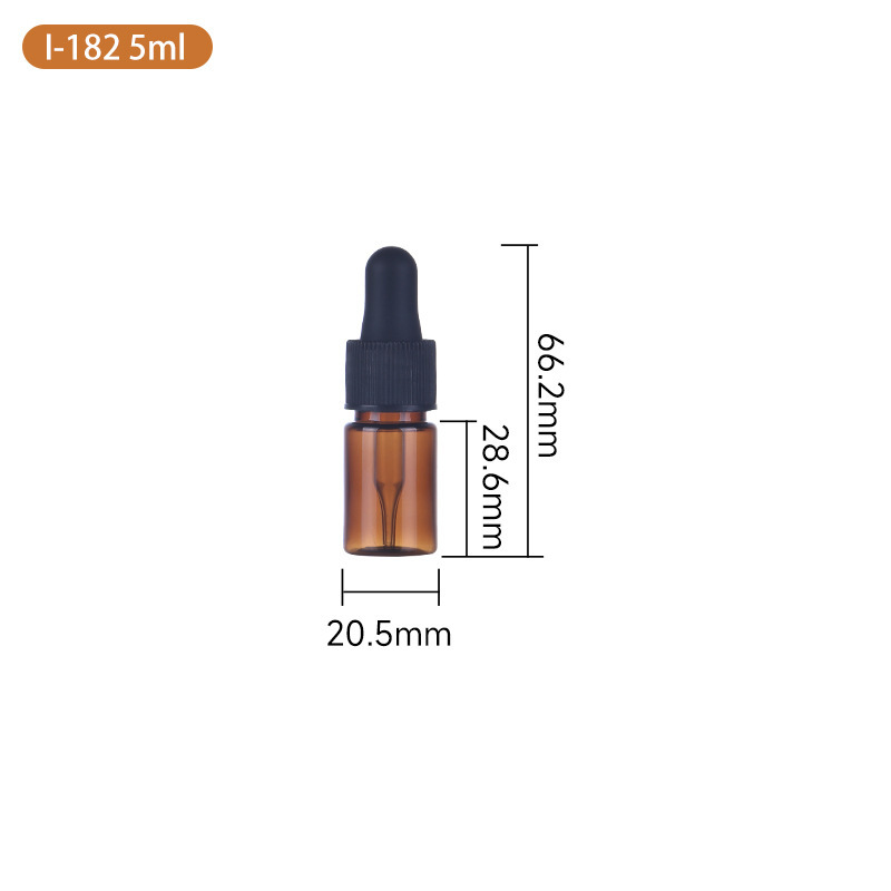 メーカー卸売り100ml茶色精油瓶petスポイト瓶化粧品精華液分装避光ペットボトル|undefined