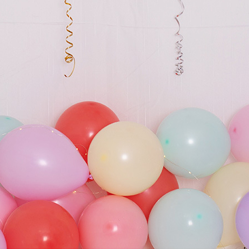 Macaron 10-inch latex balloon mall store opening floating balloon…