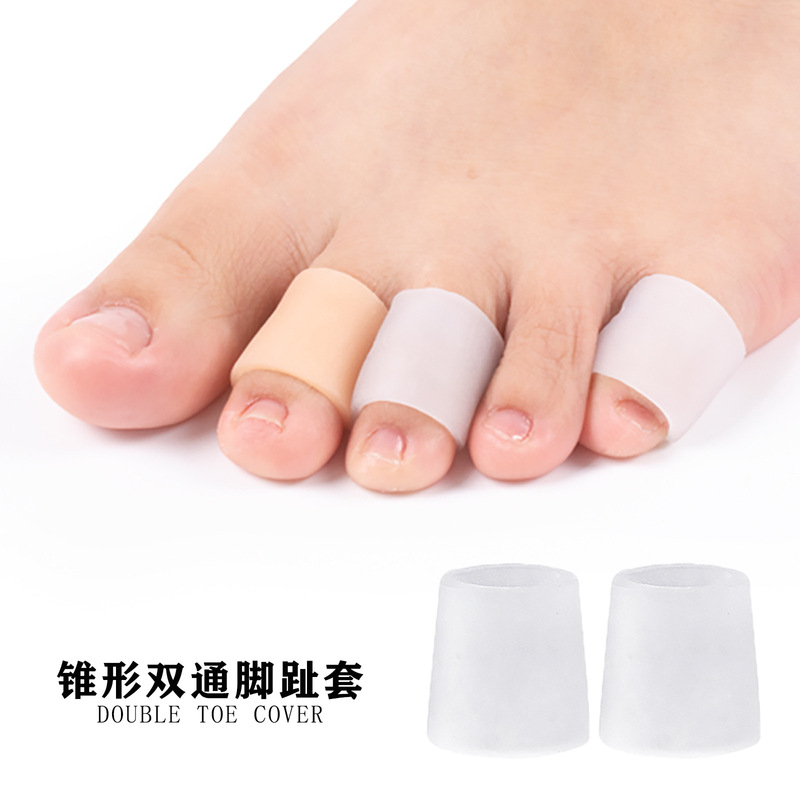 Silicone Little Toe Care Sleeve, Corn Toe Protector, Big Toe Valgus Overlapping Sleeve, Foot Care Correction