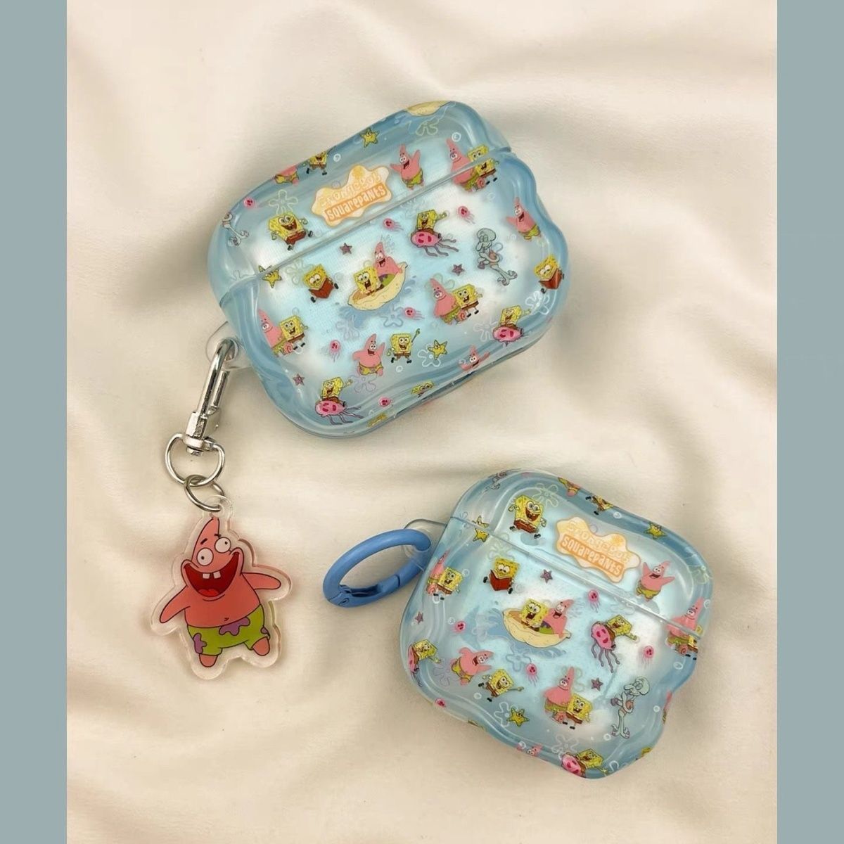 PiStar SpongeBob para AirPods 4 generación cubierta de auriculares Apple AirPodpro3 / 2 estuche de protección Bluetooth
