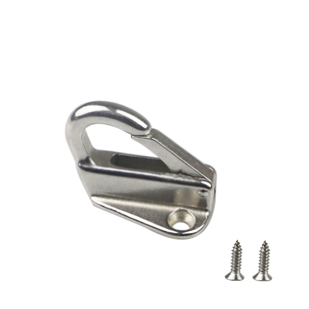 스테인레스 스틸 해양 하드웨어 스프링 코트 후크 316 해양 펜더 후크 스톱 훅 스프링 후크