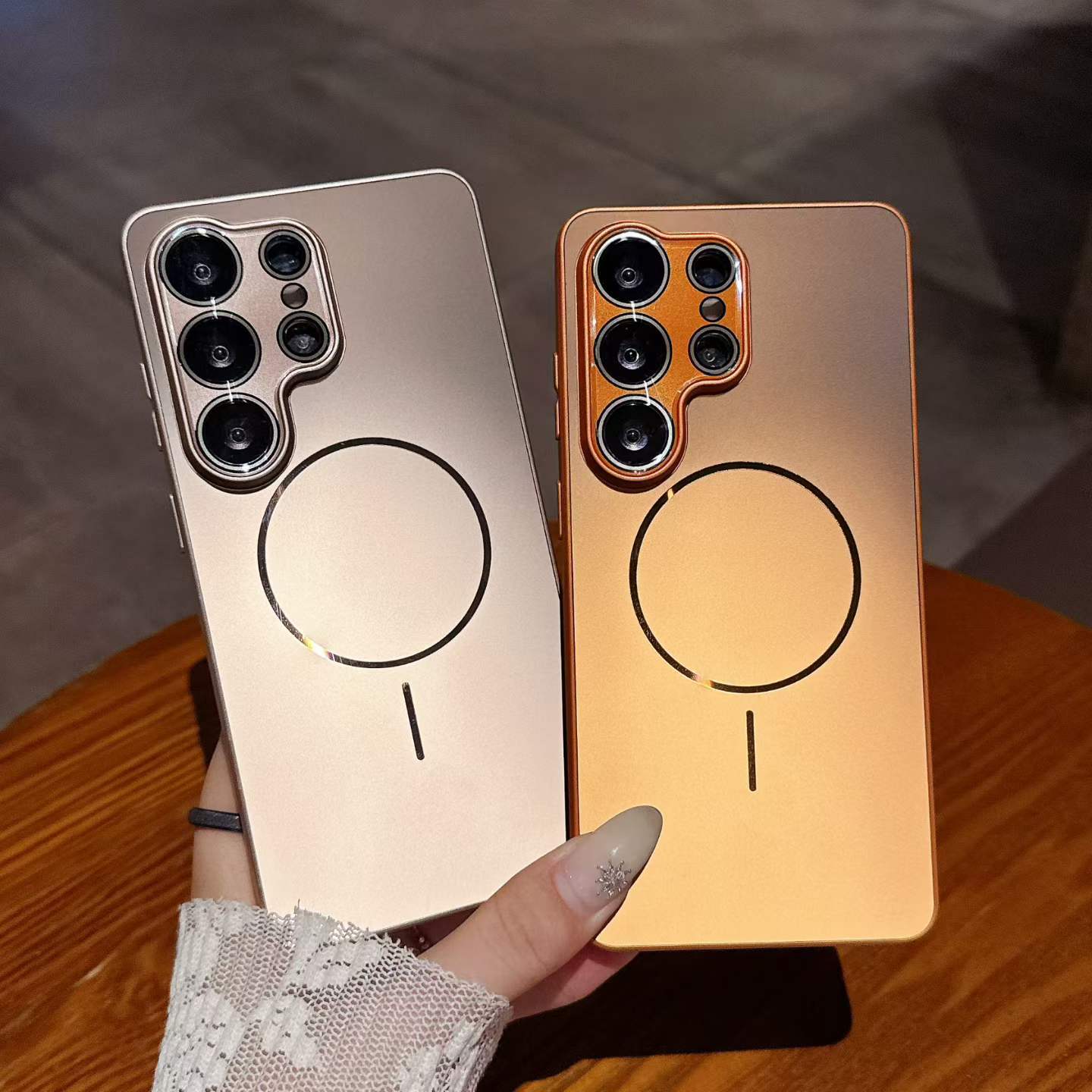 S25/S26U Is Suitable for Samsung S26 Mobile Phone Case A57 Streamer S25Ultra Magnetic Suction S26Plus Protective Case A37