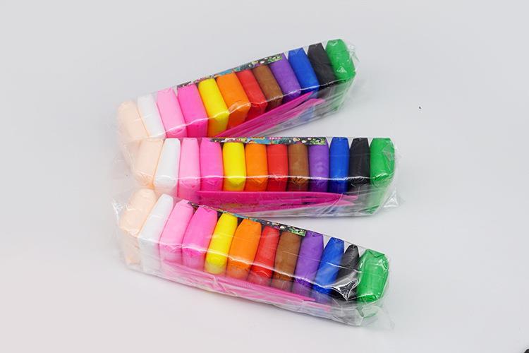 才艺星12色袋装超轻粘土