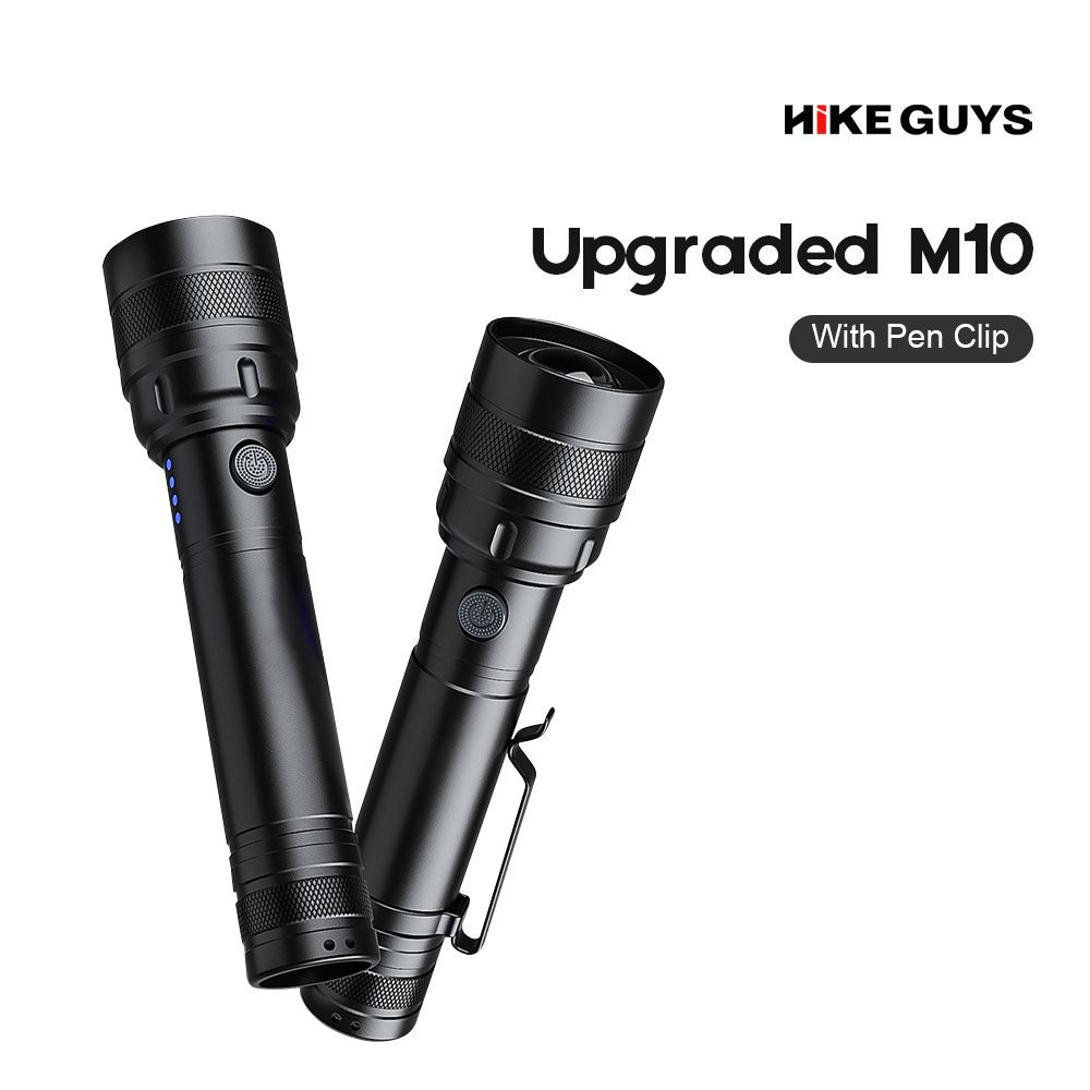 Pequeña linterna tipo clip de aleación de aluminio, carga práctica, LED con zoom, luz de emergencia para el hogar, mini linterna, luz brillante