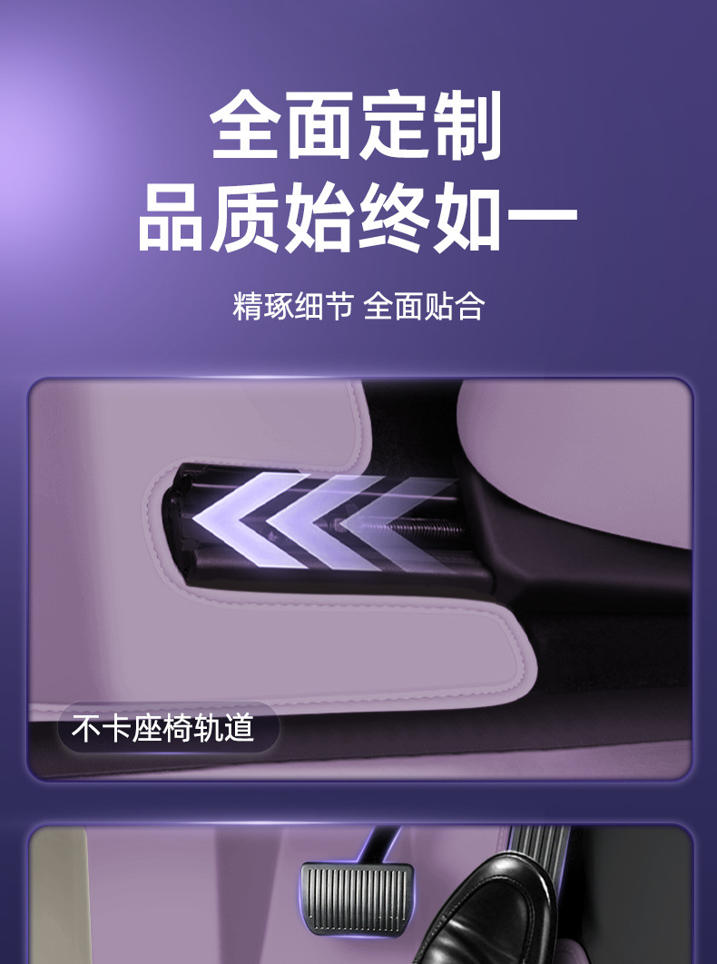 Special Double-Layer Floor Mats for the Changan Qiyuan A06 Model, Available in Multiple Colors