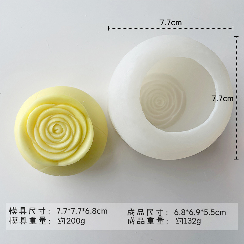 ✅ さまざまな花のシリコンモールド diy チョコレートフォンダンローズフラワー接着剤アロマセラピー石膏キャンドルモールド|undefined
