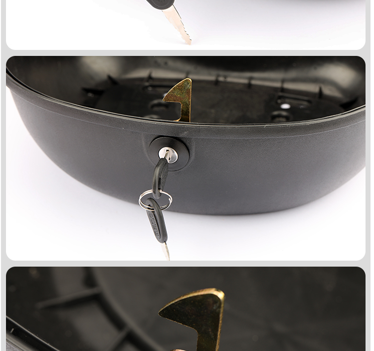 Electric car trunk lock universal battery car tail box lock motorcycle toolbox by box lock cylinder fixing buckle accessories