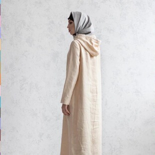 Middle East Dubai Muslims ABAYA Islamic National Linel Line Hat Long Dress