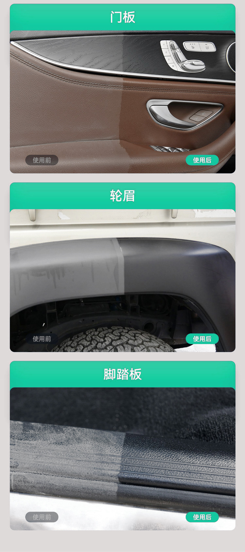 Customized Interior Coating Agent, Car Polish, Dashboard Wax, Leather, Plastic, Engine Compartment Maintenance, Renovation and Repair