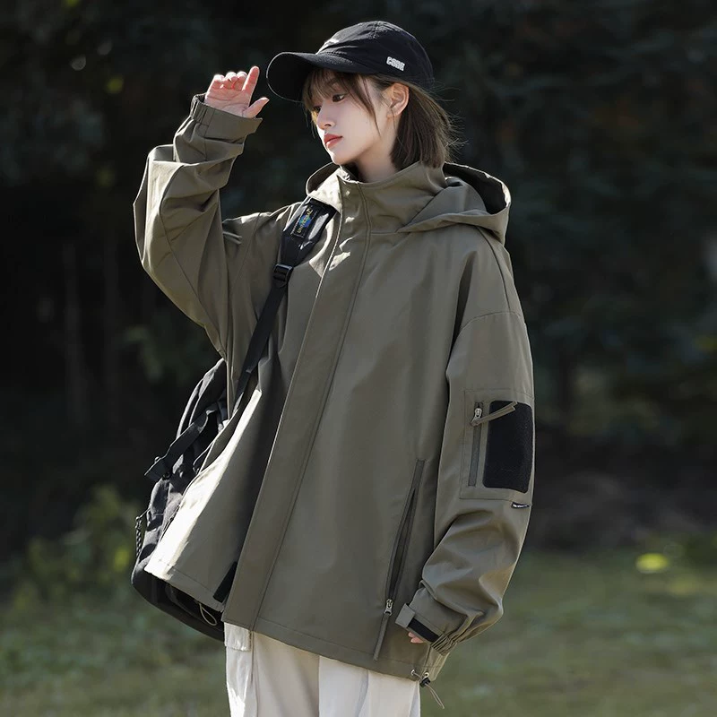 Горные уличные куртки с капюшоном для мужчин и женщин весной и осенью