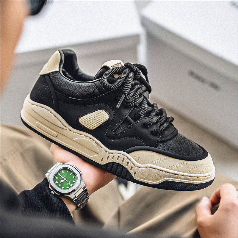 2025 verano nuevos zapatos de skate casuales de estudiantes de moda coreana cuatro estaciones zapatos deportivos de hombre zapatos de trabajo de bajo nivel para hombre