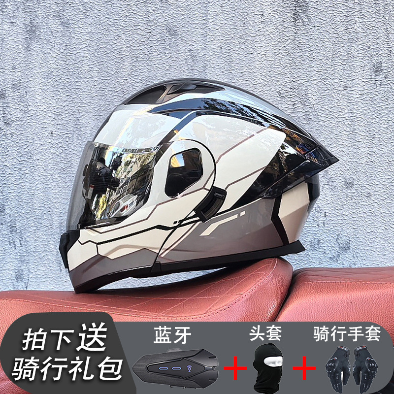 Orz casco de motocicleta para hombre verano Bluetooth 3c certificación estándar nacional locomotora para mujer invierno cuatro estaciones casco de seguridad universal