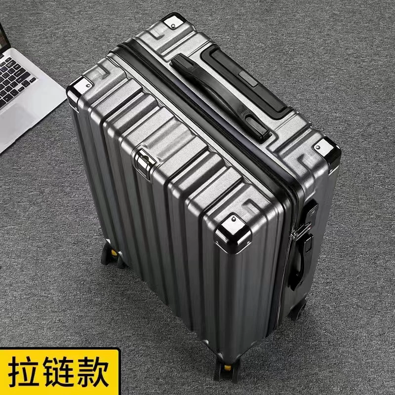 Suitcase universal, hardshell 20–28 in, wheels, explosion‑proof zipper and USB option