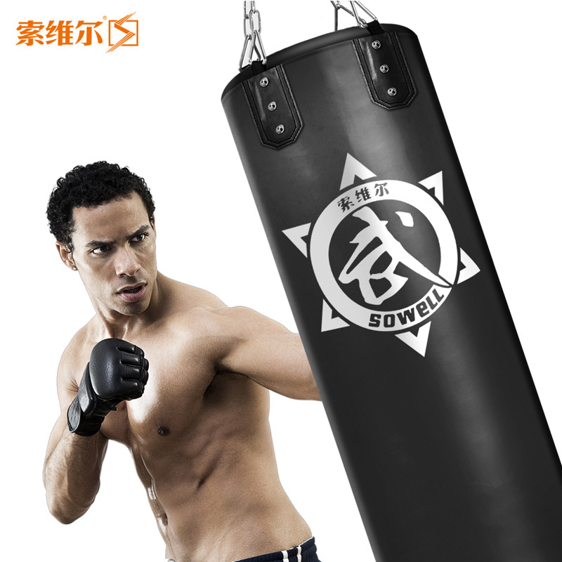 Bolsa de arena colgando vertical hogar Sanda taekwondo fitness profesional niños boxeo tumbler equipo entrenamiento