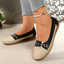 P 48271 Women's stitched laser flat loafers Ůʿ���߼���ƽ��