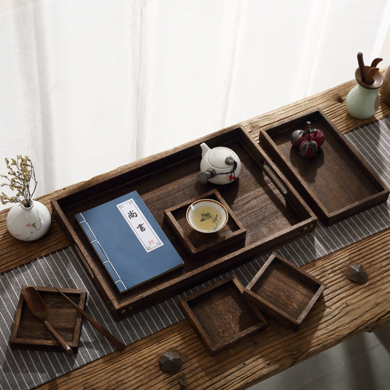Japanese creative rectangular tea set for hotel