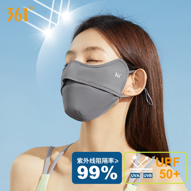 Sunscreen face mask for women, eye-protecting corner, summer 3D stereoscopic outdoor breathable high-definition face shield