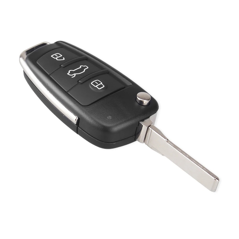 Suitable for Audi Key Shell A3 A4L A6Lq3Q5Q7Tt Car Original Factory Foldableing Remote Control Replacement Shell