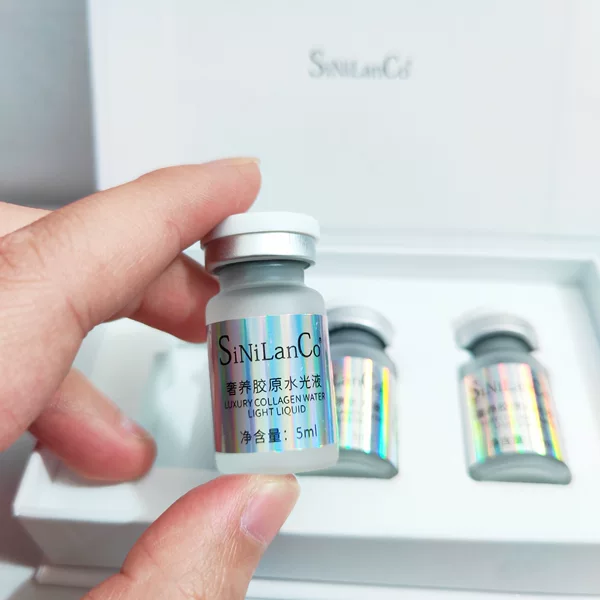 Small Molecule Hydrolyzed Collagen Water-Glow Solution, Dual Collagen Niacinamide, Transparent, Soothing, Brightening, Anti-Aging Collagen Water-Glow Solution