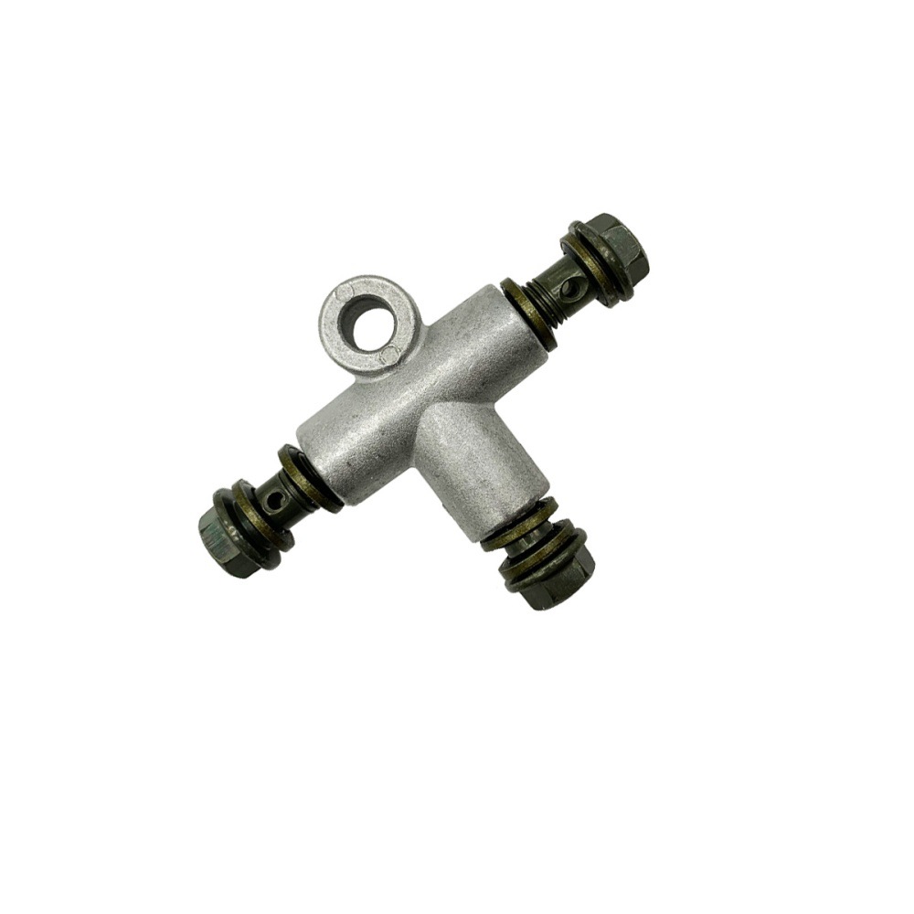 M10 Off-Road Motorcycle Atv Four-Wheel Beach Bike Go-Kart Brake Hose Three-Way Connector Brake Pump Connection Head