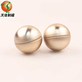 批发小号50MM球形马口铁罐专金印刷食品包装球罐圆形金属糖果罐