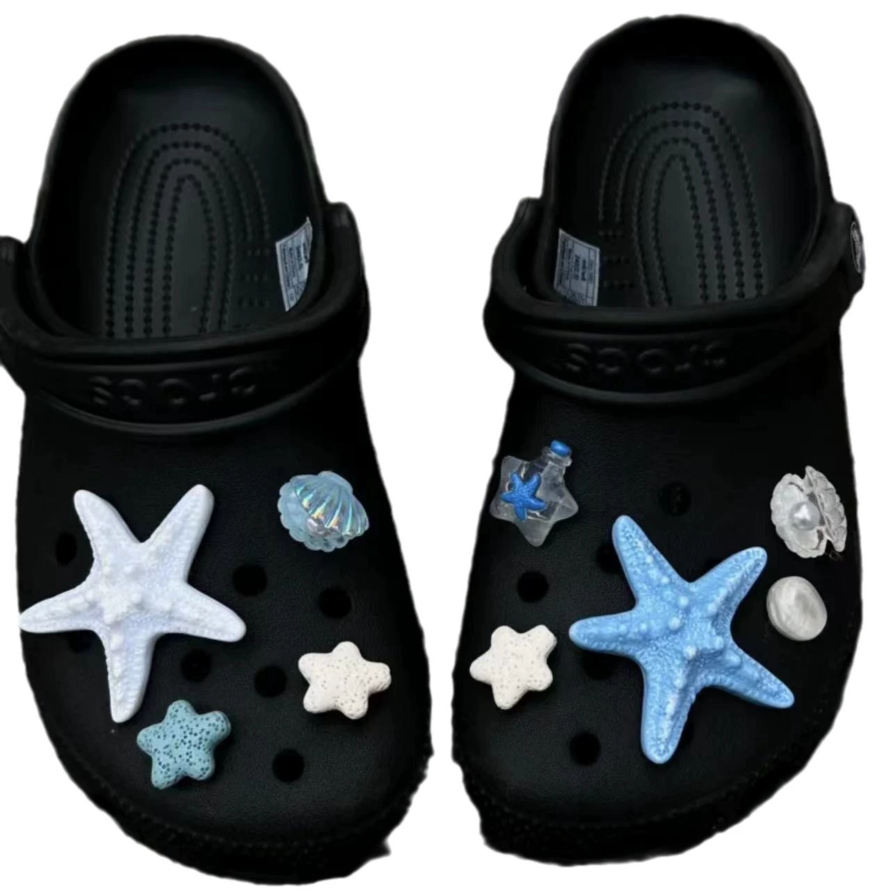 Морские туфли, съемный пряжка для обуви, пляжные украшения для плавания, оптом