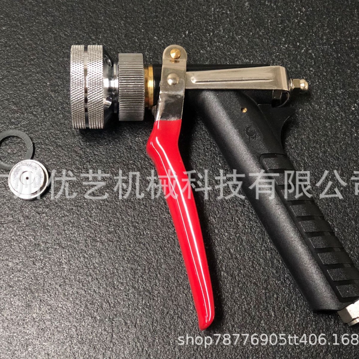 台湾福鹿喷枪超细雾化节省药水农用高压短枪打药 园林水枪 包邮