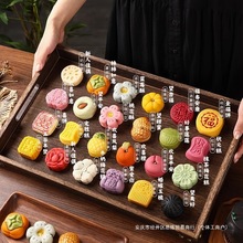 新中式订婚糕点散装喜饼和果子下午茶点心甜品结婚周岁摆盘桃花酥