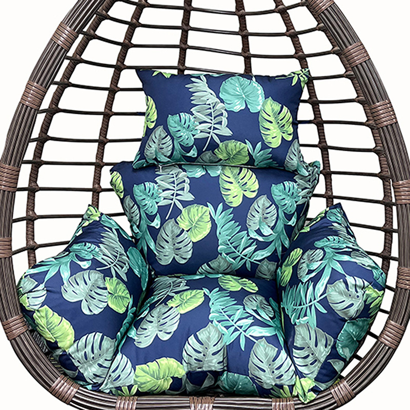 Al Aire Libre impermeable protector solar extraíble cesta estera columpio Nido de Pájaro silla cojín impermeable cesta