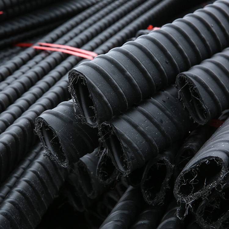 预应力波纹扁管 50*25塑料定制波纹管 桥梁隧道用 塑料波纹管扁管