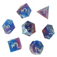 Полимерные игральные кости DND, настольная игра Dungeons and Dragons COC, бегущая группа TRPG Cthulhu, многогранный набор D4-D20, 7 предметов