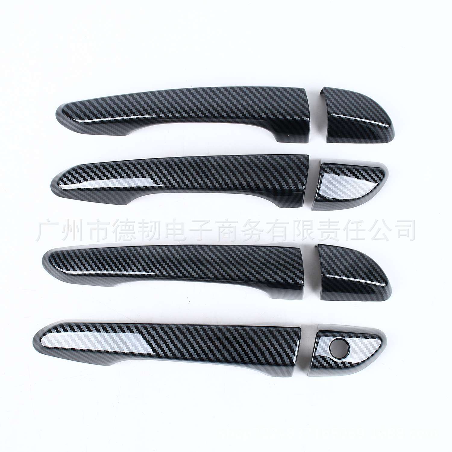 Suitable for 2015-2019 Tucson carbon fiber pattern handle cover Tucson outer handle car door handle sticker decoration