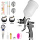 Free Shipping Paint Spray Gun Top Pot Car Furniture Paint Spray Gun High Atomization Topcoat Primer Pneumatic Spray Gun 2008