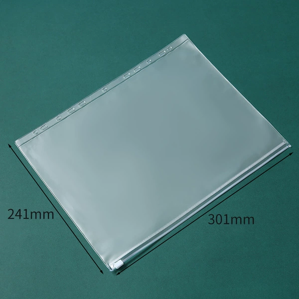 A4 zipper bag (4 holes)