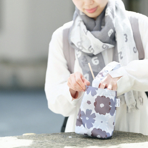 日本潮牌数字防水杯袋玻璃杯保温杯杯套手提小拎包便携雨伞袋
