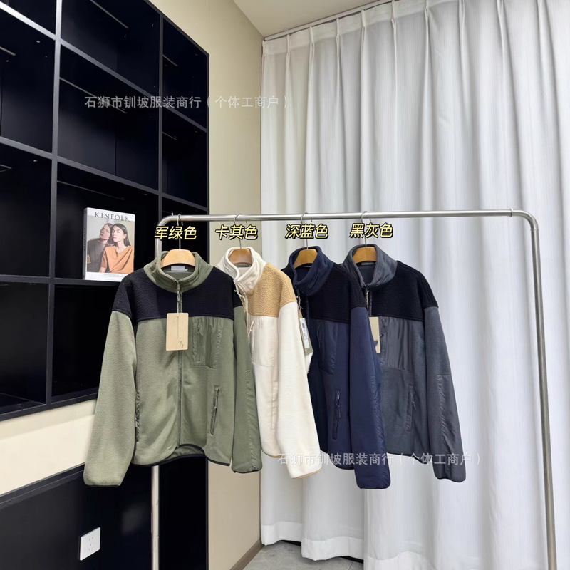 Cross-Border Foreign Trade 2025 New Model Carhartt Alternative Fleece Patchwork Jacket