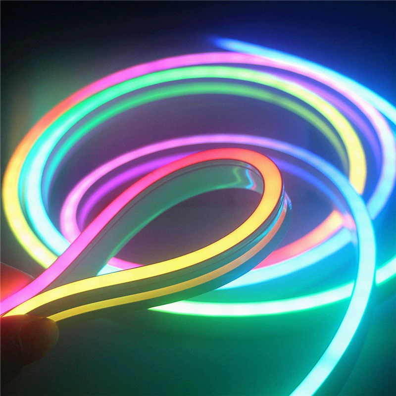 LED-лента с музыкой, комплект, портативная водонепроницаемая силиконовая лампа