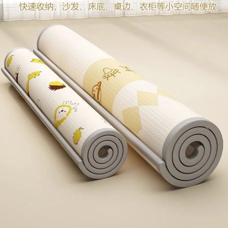 Alfombrilla para gatear Alfombrilla para el hogar impermeable extra gruesa de doble cara y a prueba de humedad, no tóxica e insípida 0 formaldehído, seguridad contra caídas y protección del medio ambiente para niños