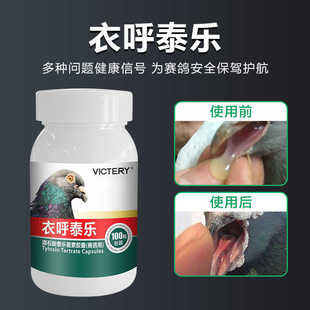 Yihutai Le Tablets Chlamydia Upper and Lower Respiratory Tract Pigeon Medicine Single Eye Cold Cough Asthma Special Medicine
