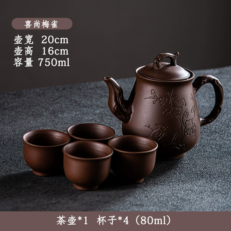 Capacious teapot, filter, tea set
