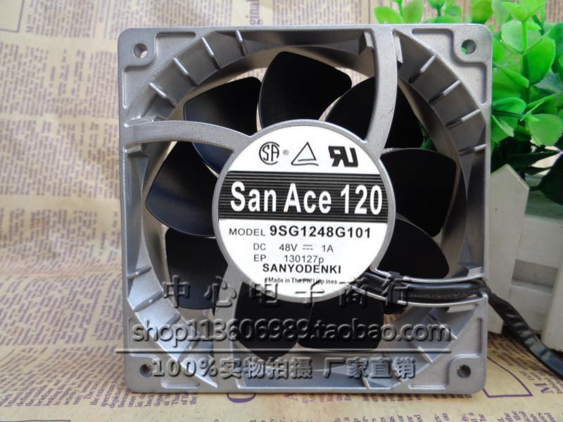正品San Ace120  9SG1248G101 48V 1A 12038 激光打印机 风扇