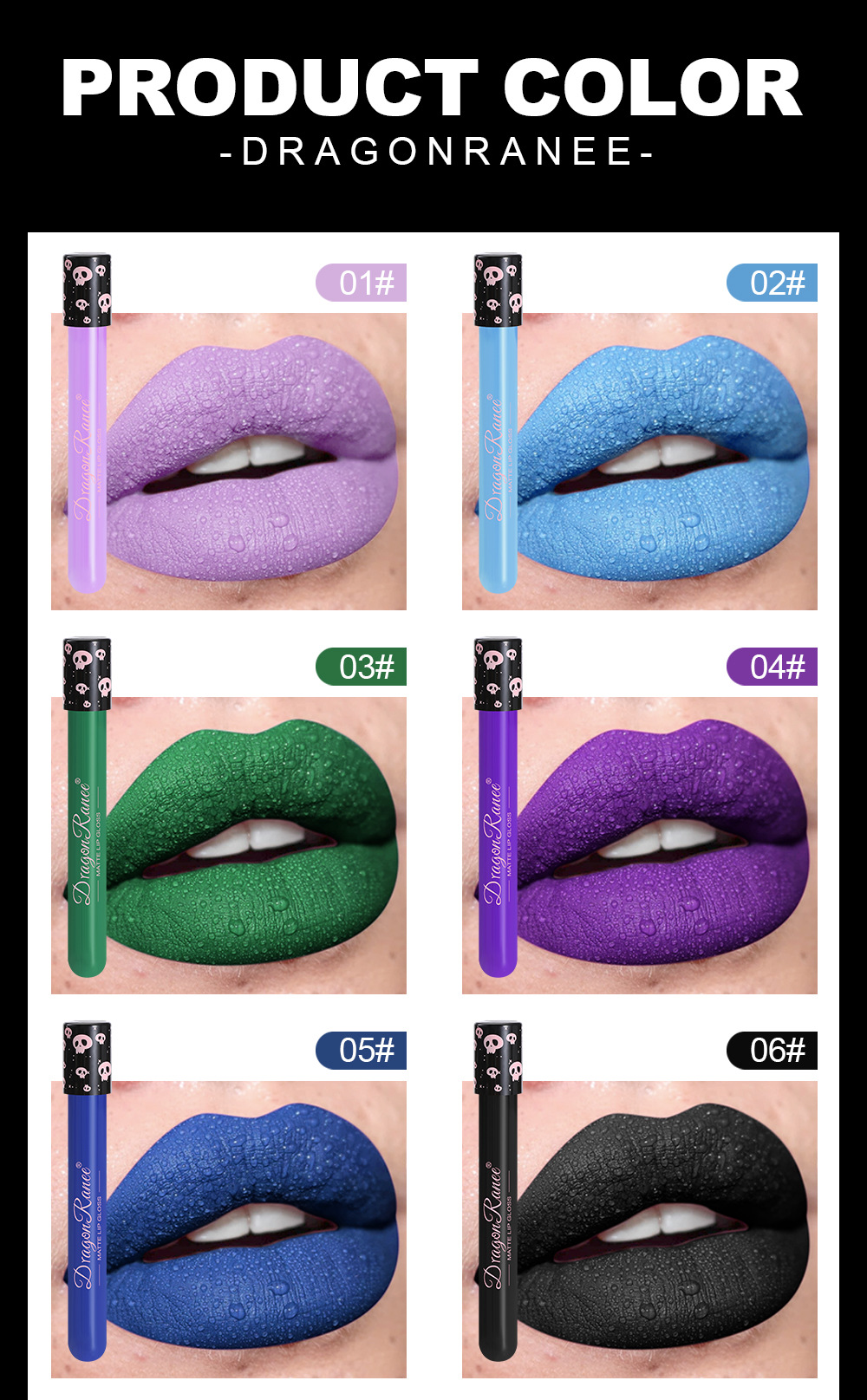 Halloween Creative Makeup Retro Matte Gold Silver Lip Gloss O1CN01t8bQPq1MvDVSTBEMB !!2161801496 0 Cib