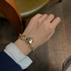 Brand fashionable golden metal bracelet heart shaped, Japanese and Korean, simple and elegant design