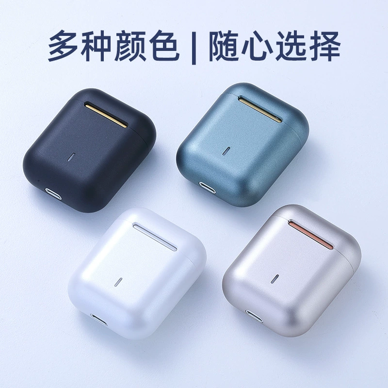 Беспроводные наушники J18 Bluetooth, 3D игровое стерео, компактный зарядный кейс (чёрный/белый/зелёный/шампань)