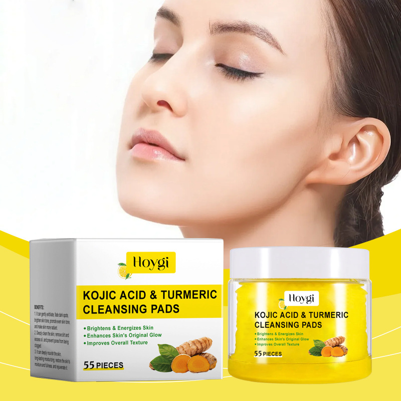 Hoygi Turmeric Cleansing Pads Gentle Cleansing and Revitalizing Skin, Fresh and Refreshing Facial Cleansing Pads Hoygi Turmeric Cleansing Pads Gentle Cleansing and Revitalizing Skin, Fresh and Refreshing Facial Cleansing Pads