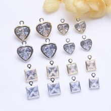 ��ɫ14K����쉋���η����ʯ�����쉋�ֹ�DIY�Ʒ���朶�����