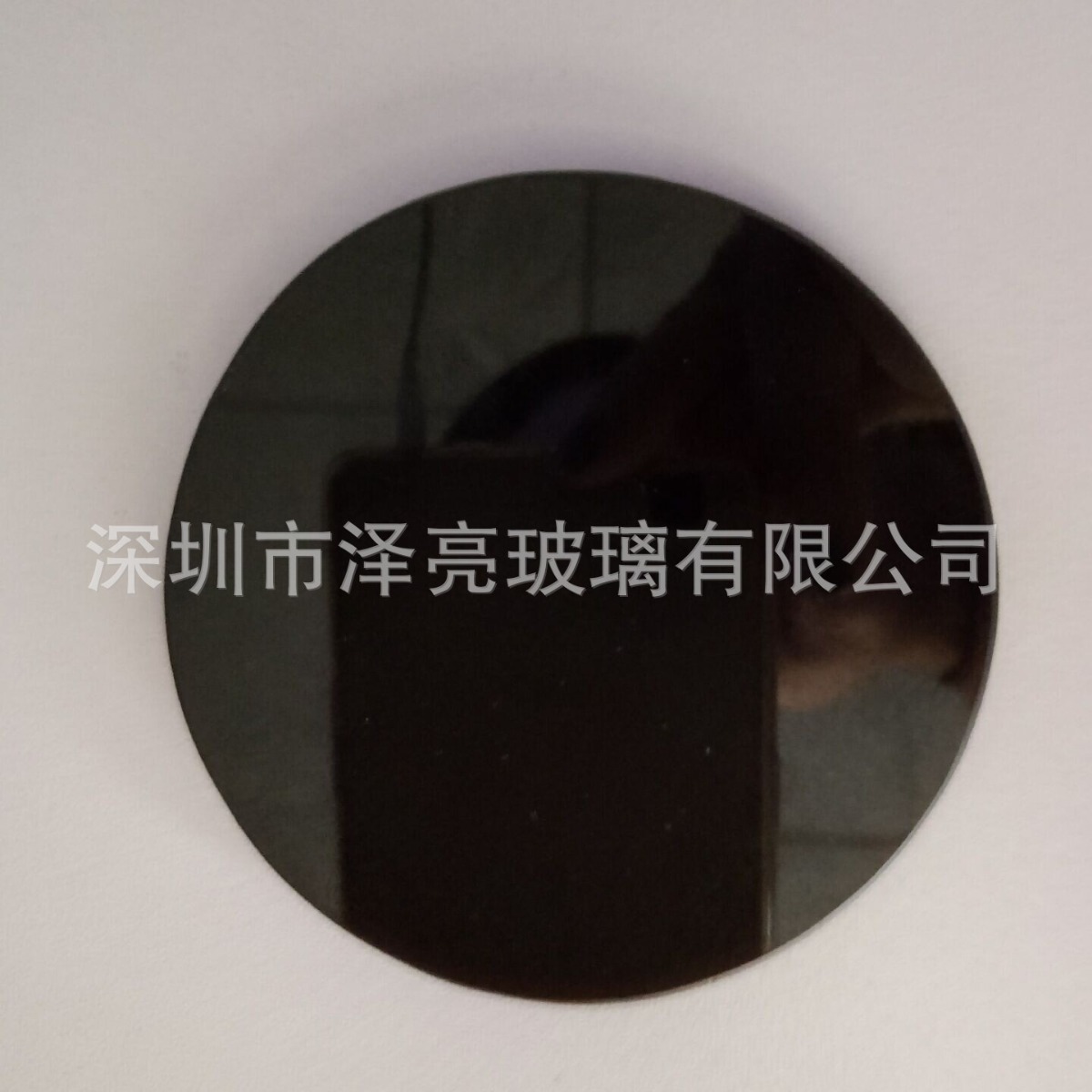 家居电器黑微晶玻璃4mm圆形耐高温玻璃防火家电