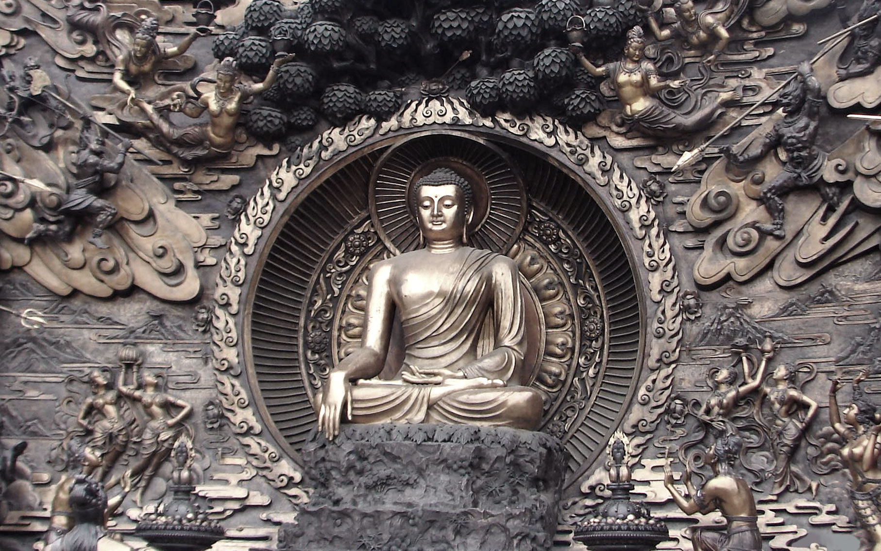 无锡灵山大佛降魔