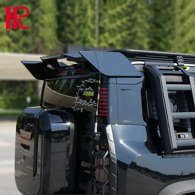 Wholesale Suitable for Jietu T2 Large Tailgate Top Wing Black Warrior Style Fixed Wing Jietu Traveler Modification Parts (Other Car Modifications) - jietu-t2-big-rear-wing-bright-black