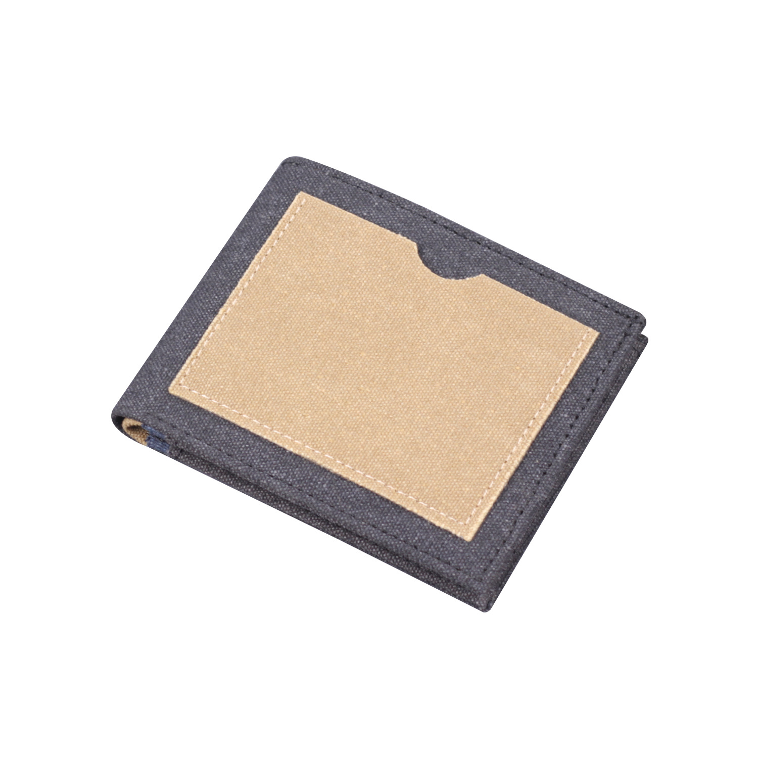 Bolso corto de denim bolso de dólares para hombres bolso de tarjetas para hombres en una cartera de tela pequeña cartera de lona para hombres